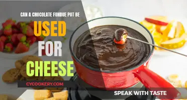 Chocolate Fondue Pot: Melting Cheese, a Good Idea?