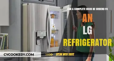 Ordering a Complete Door for Your LG Refrigerator: Is It Possible?