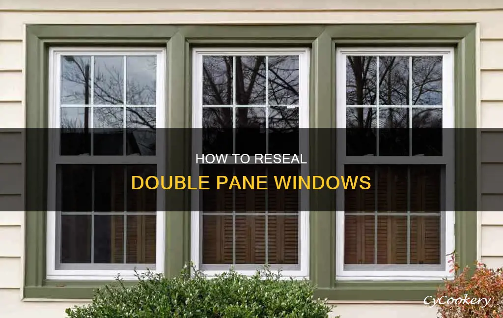 can a double pane window be resealed