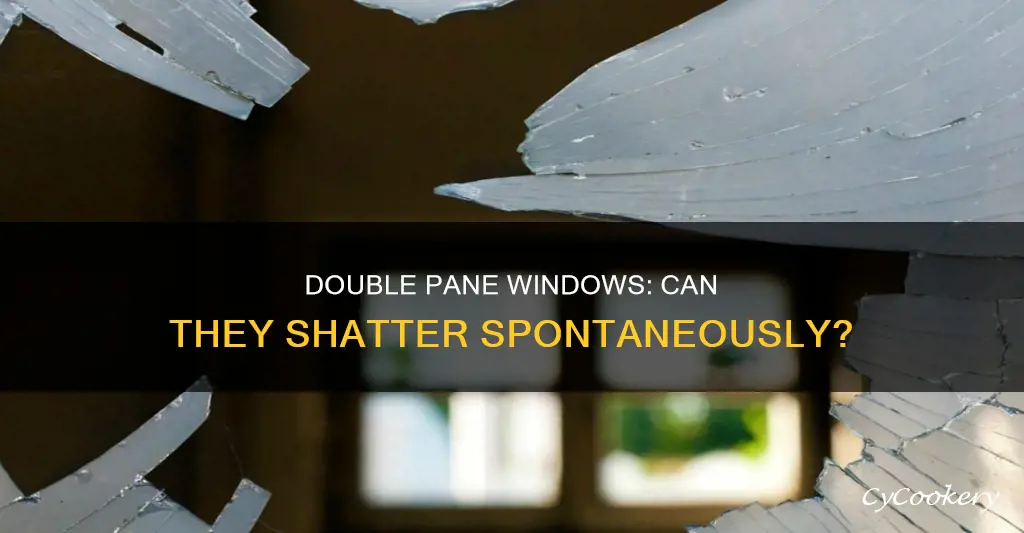 can a double pane window break on its own