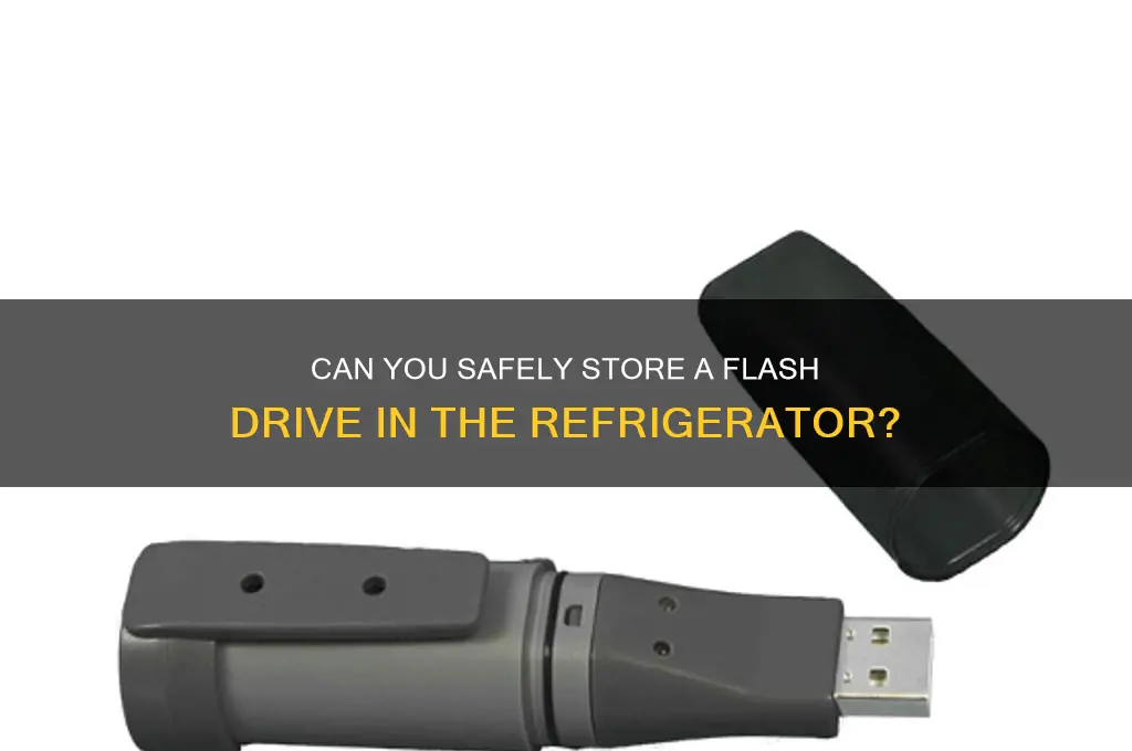 can a flash drive be in the refrigerator