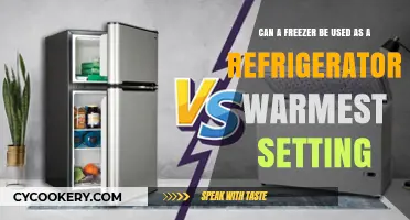 Can Your Freezer Double as a Fridge on Warmest Setting?