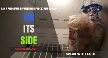 Laying Your Fridgeaire FGH2331PF Refrigerator on Its Side: Safe or Not?