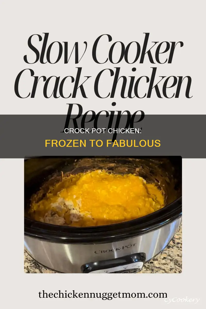 can a frozen chicken be cooked in a crock pot