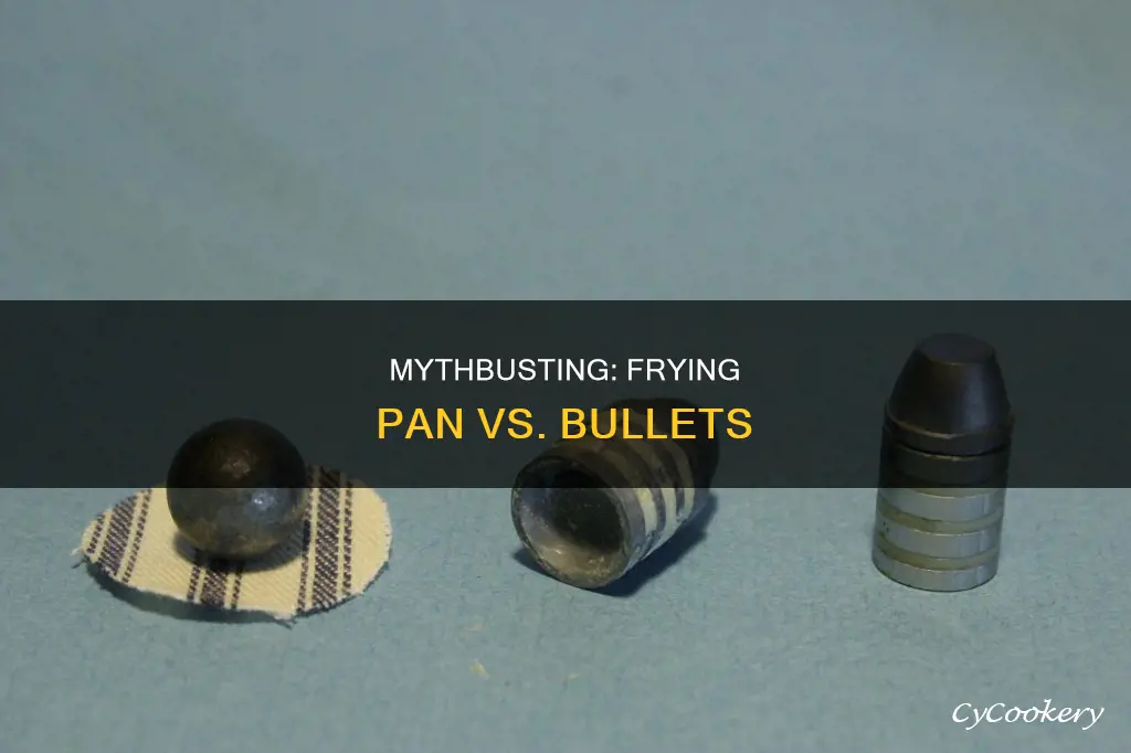can a frying pan deflect bullets