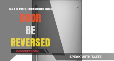 Reversing Your GE Profile Single-Door Refrigerator: Is It Possible?