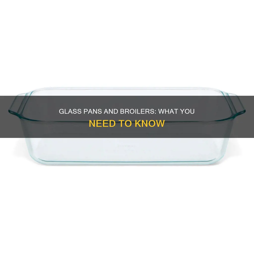 can a glass pan go in the broiler