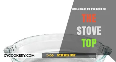 Glass Pie Pan: Stovetop Cooking Safe?