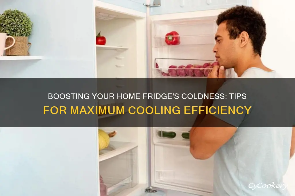 can a home refrigerator be more colder