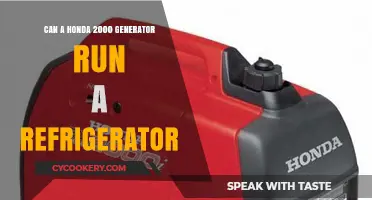 Can a Honda 2000 Generator Power Your Refrigerator Efficiently?