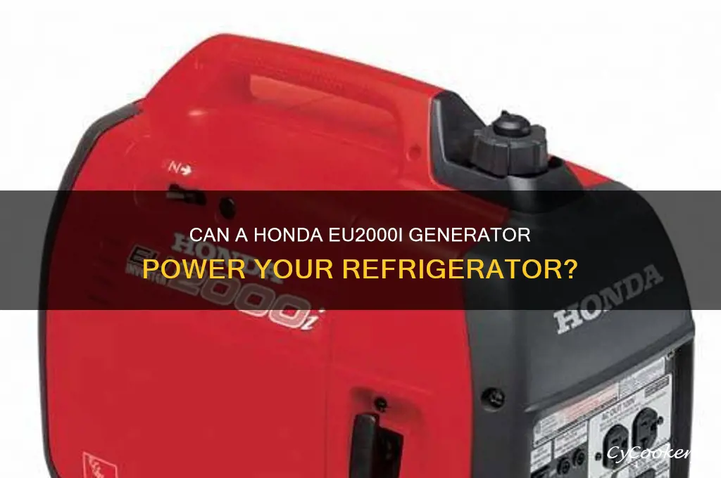can a honda eu2000i power a refrigerator