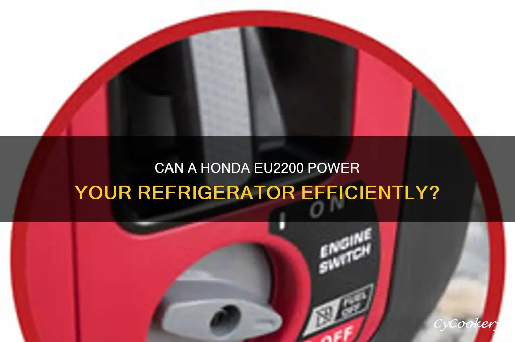 can a honda eu2200 run a refrigerator