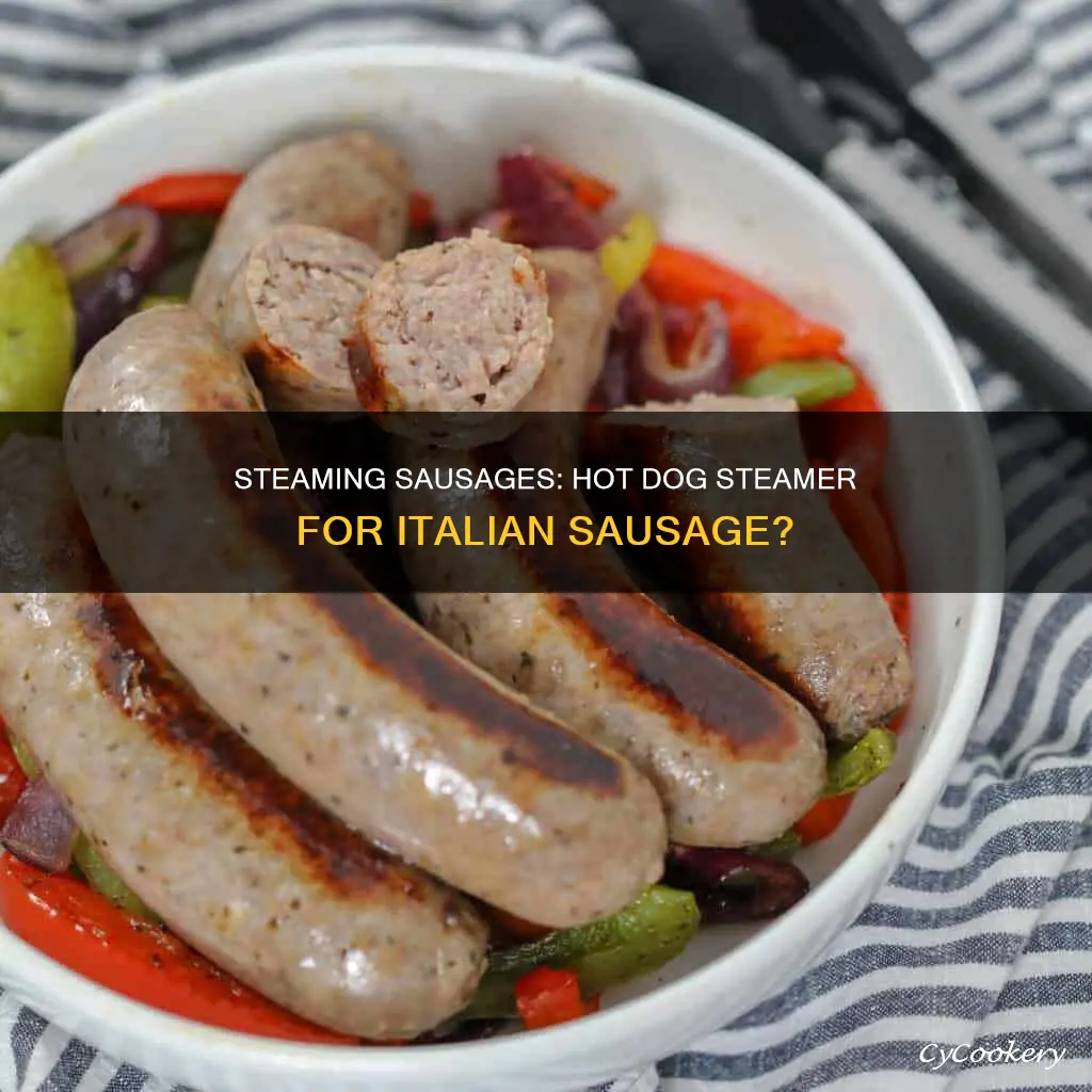 can a hot dog steamer cook italian sausage