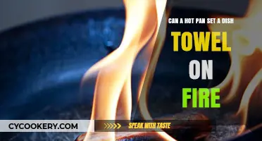 Hot Pan Hazards: Dish Towel Fire Safety