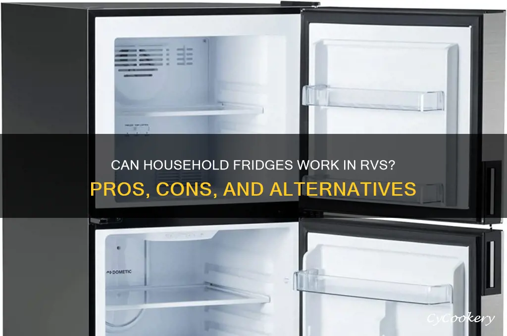 can a household refrigerator be used in an rv