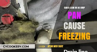 Leaking AC Drip Pan: What Freezing Issues Can Arise?