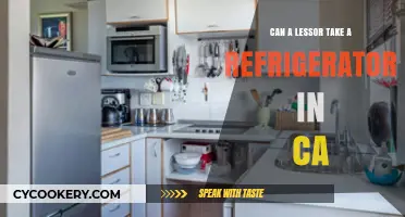 Can a Lessor Take a Refrigerator in California? Legal Insights