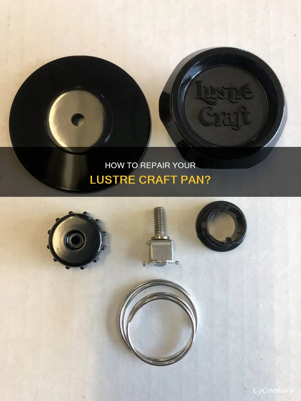 can a lustre craft pan be repaired