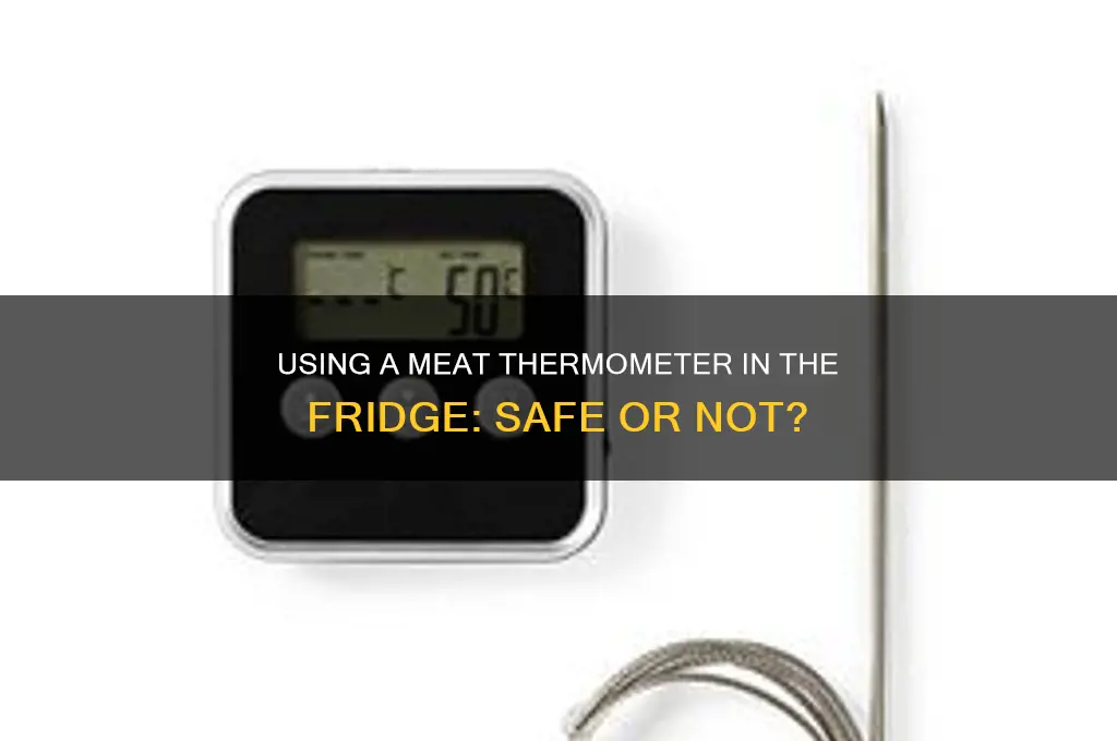 can a meat thermometer be used in the refrigerator