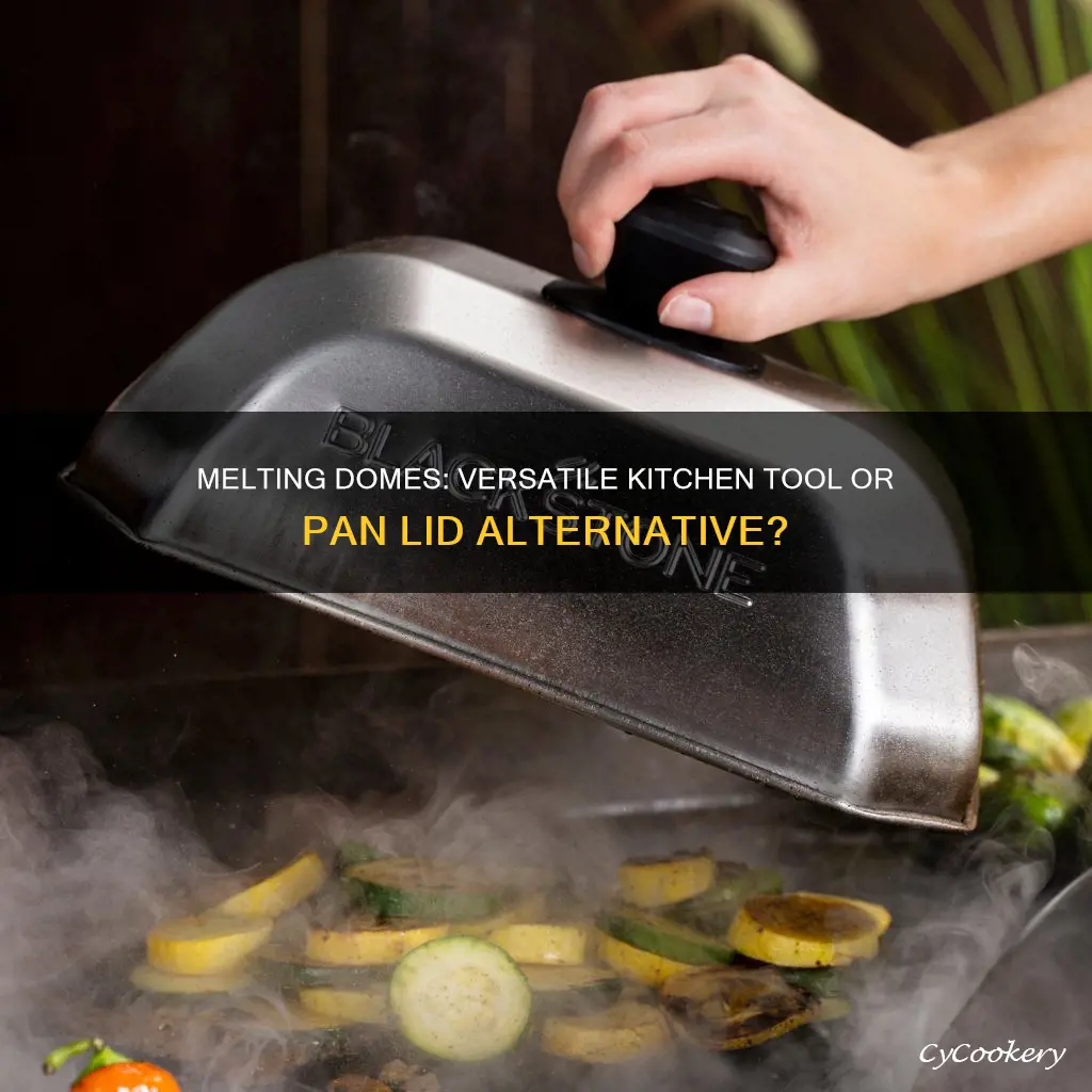 can a melting dome be used as a pan lid