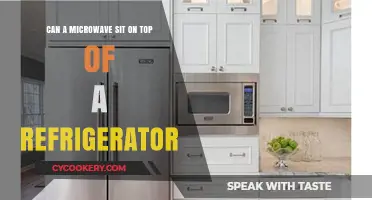 Microwave Placement: Can It Safely Sit on Top of a Fridge?