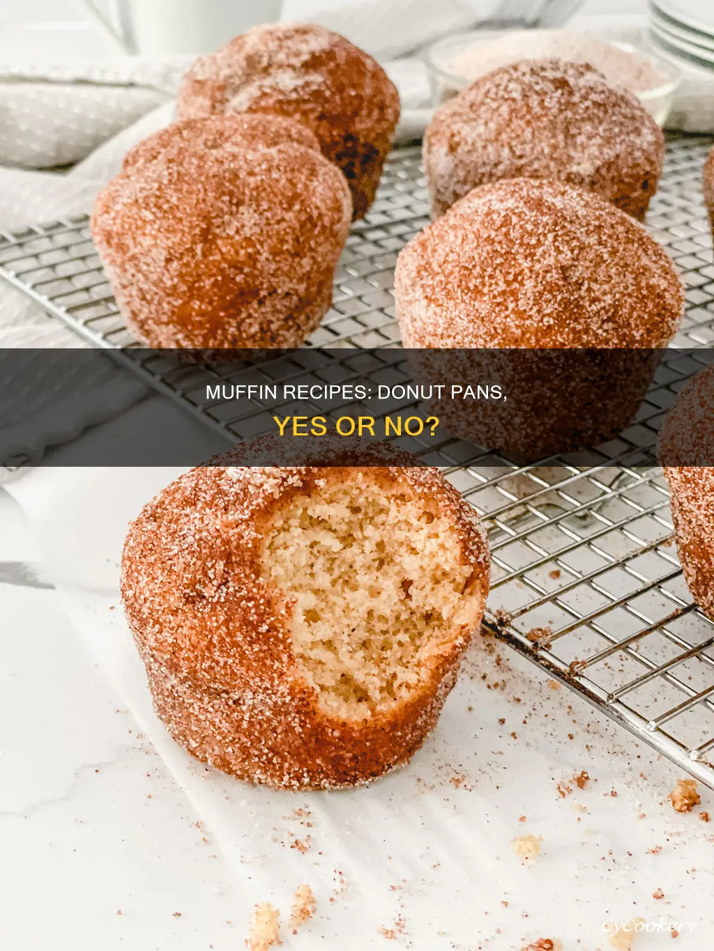 can a muffin recipe be made into a donut pan