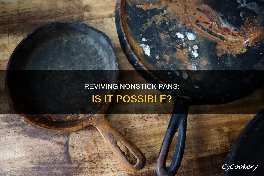 can a nonsticnnk pan be revived