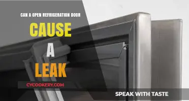 Open Refrigeration Door: Potential Causes and Risks of Leaks