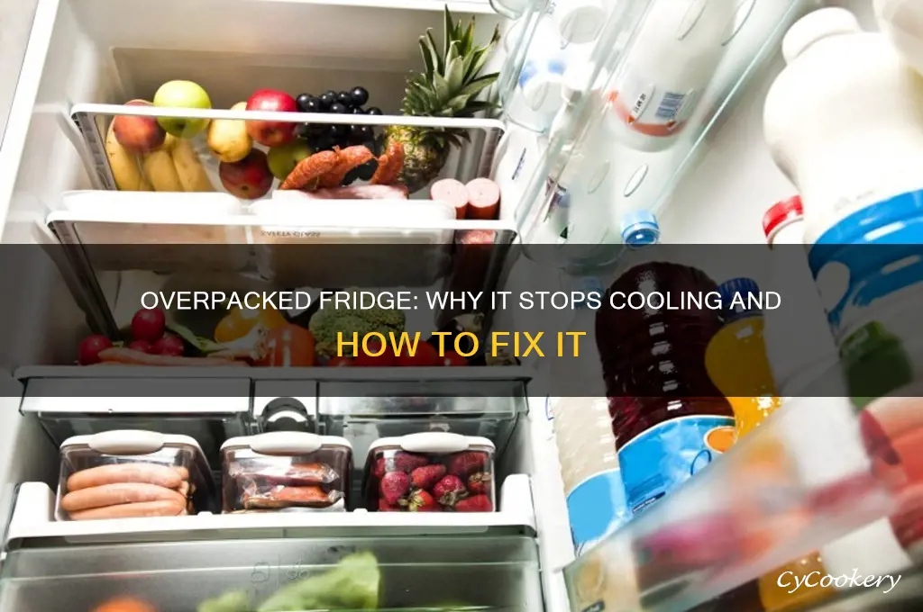 can a packed refrigerator stop cooling