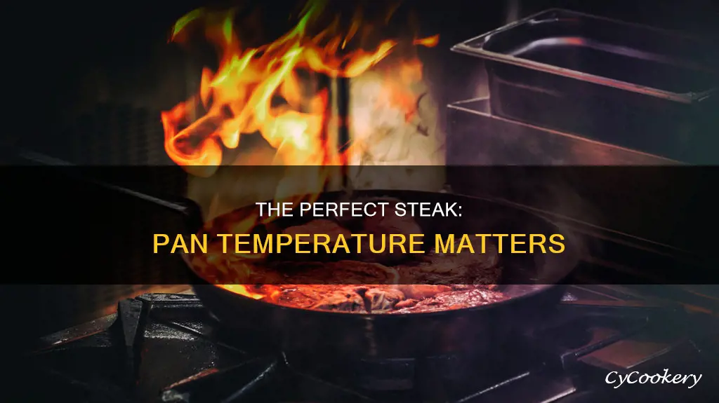 can a pan be too hot for steak