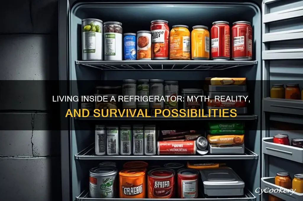 can a person live inside refrigerator