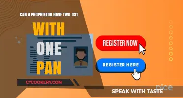 GST and PAN: Multiple Registrations for Proprietors?