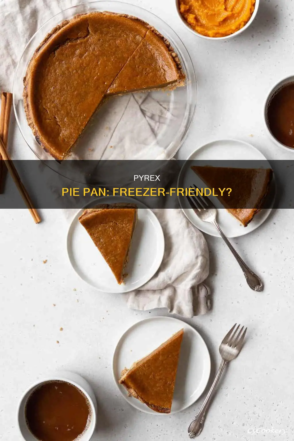 can a pyrex pie pan go in the freezer