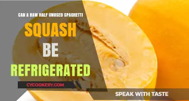 Refrigerating Raw Half-Used Spaghetti Squash: Tips for Freshness and Safety