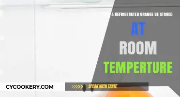 Can Refrigerated Oranges Safely Transition to Room Temperature Storage?