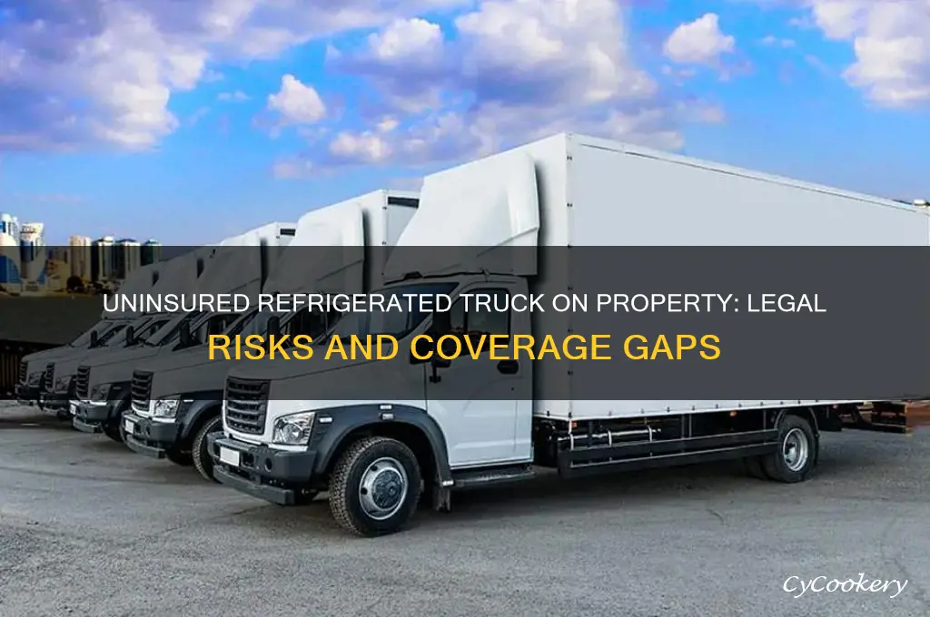 can a refrigerated truck be uninsured on a property only