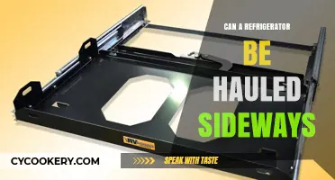 Can You Safely Haul a Refrigerator on Its Side?