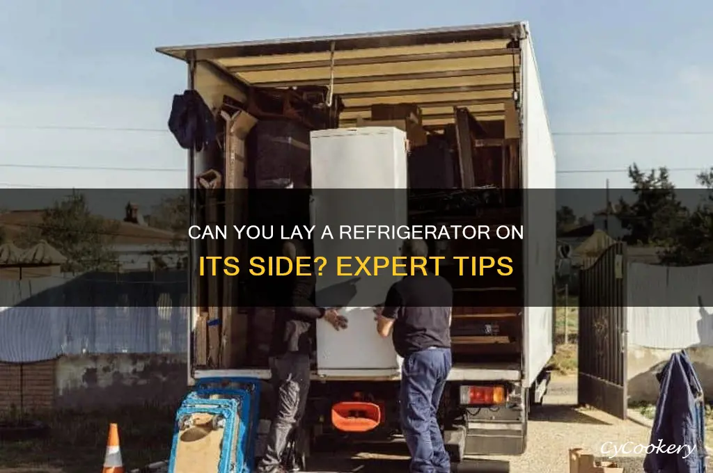 can a refrigerator be laid down onits side