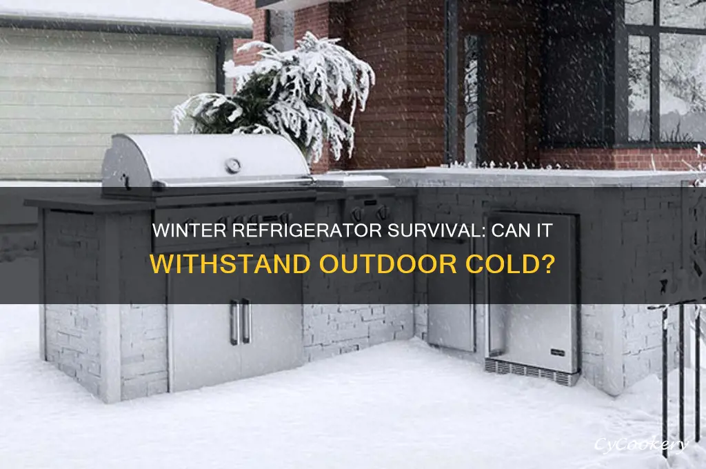 can a refrigerator be left outside in the winterunicorn buck