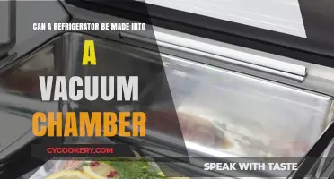 Transforming a Refrigerator into a Vacuum Chamber: Feasibility and Steps