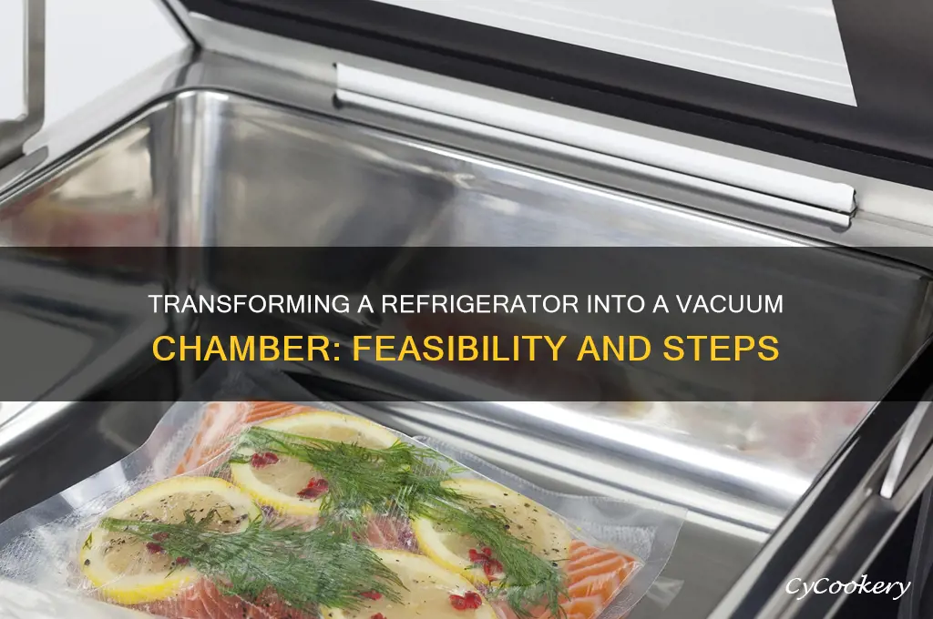 can a refrigerator be made into a vacuum chamber