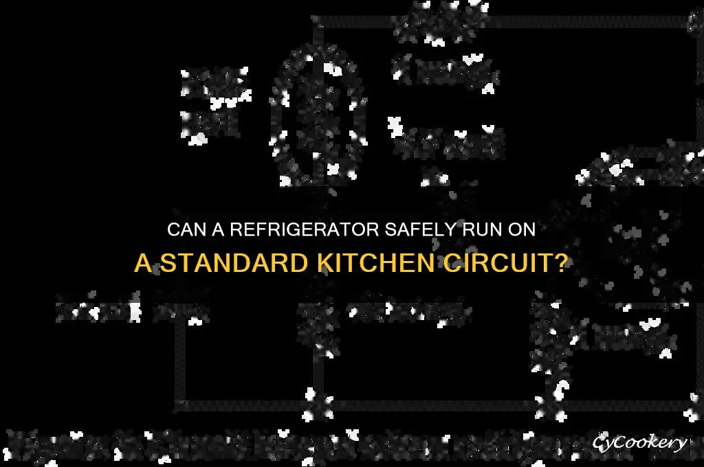 can a refrigerator be on a kitchen circuit