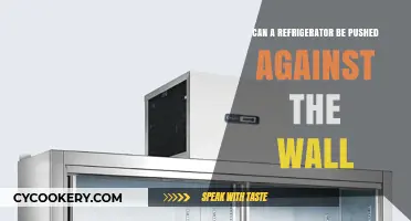 Can You Safely Push a Refrigerator Against the Wall?