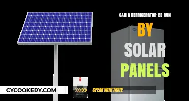 Powering Your Fridge: Can Solar Panels Run a Refrigerator?