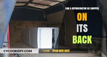Shipping a Refrigerator on Its Back: Safe or Risky?