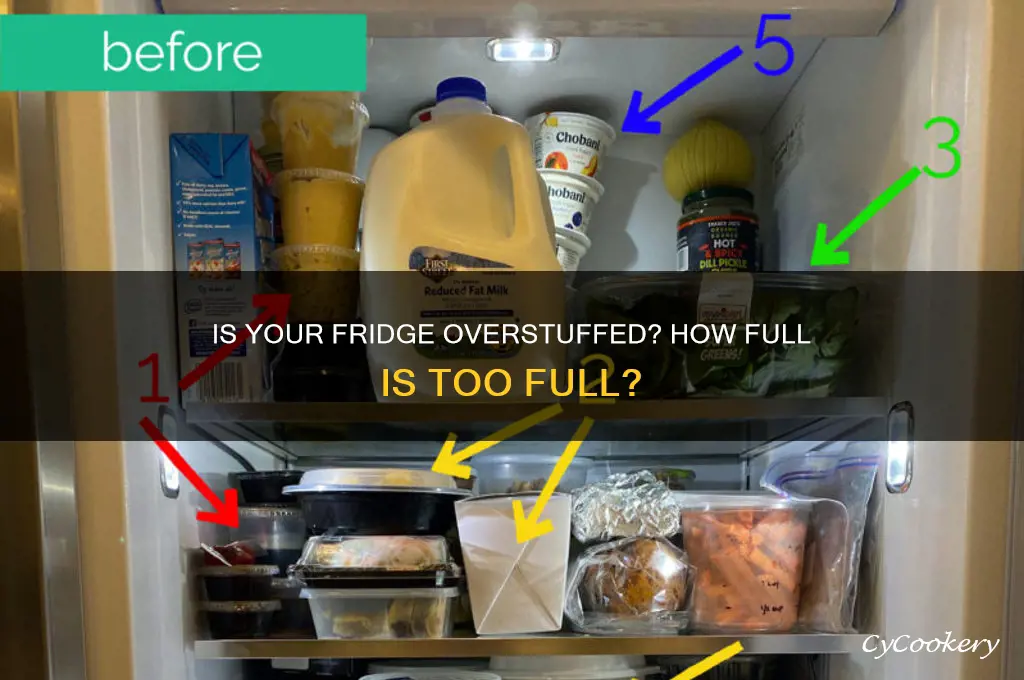 can a refrigerator be too full