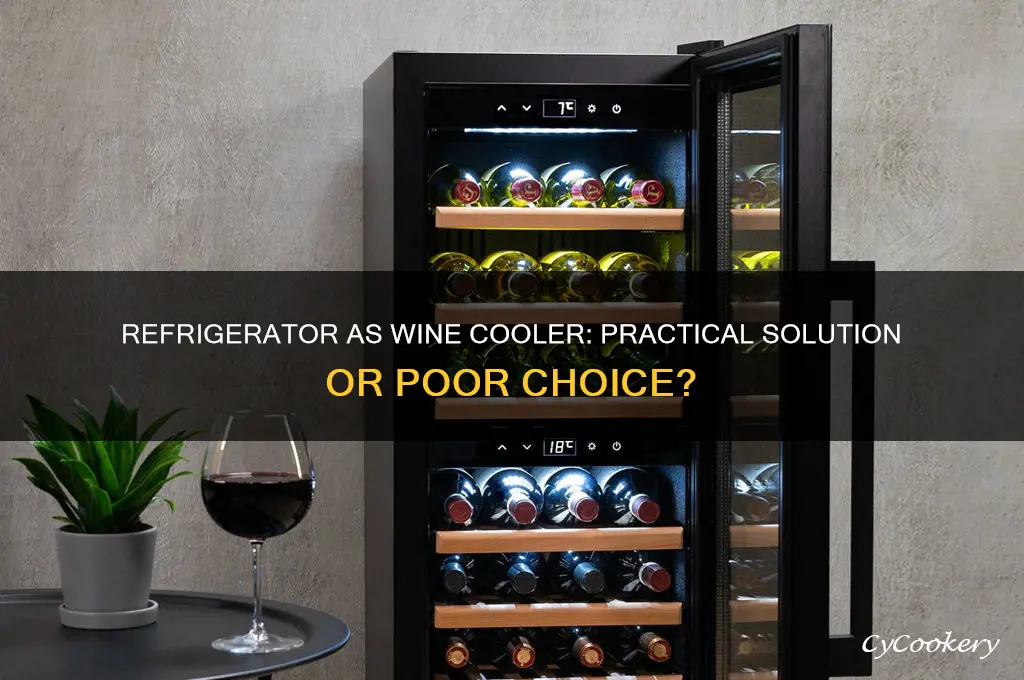 can a refrigerator be used as a wine cooler