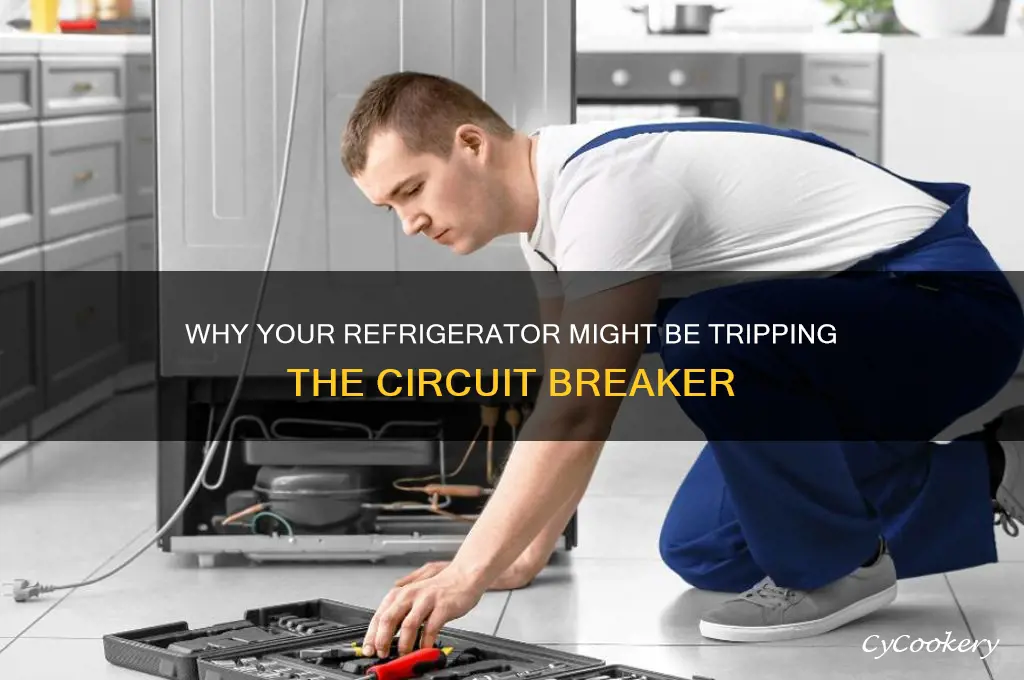 can a refrigerator causing breaker to trip