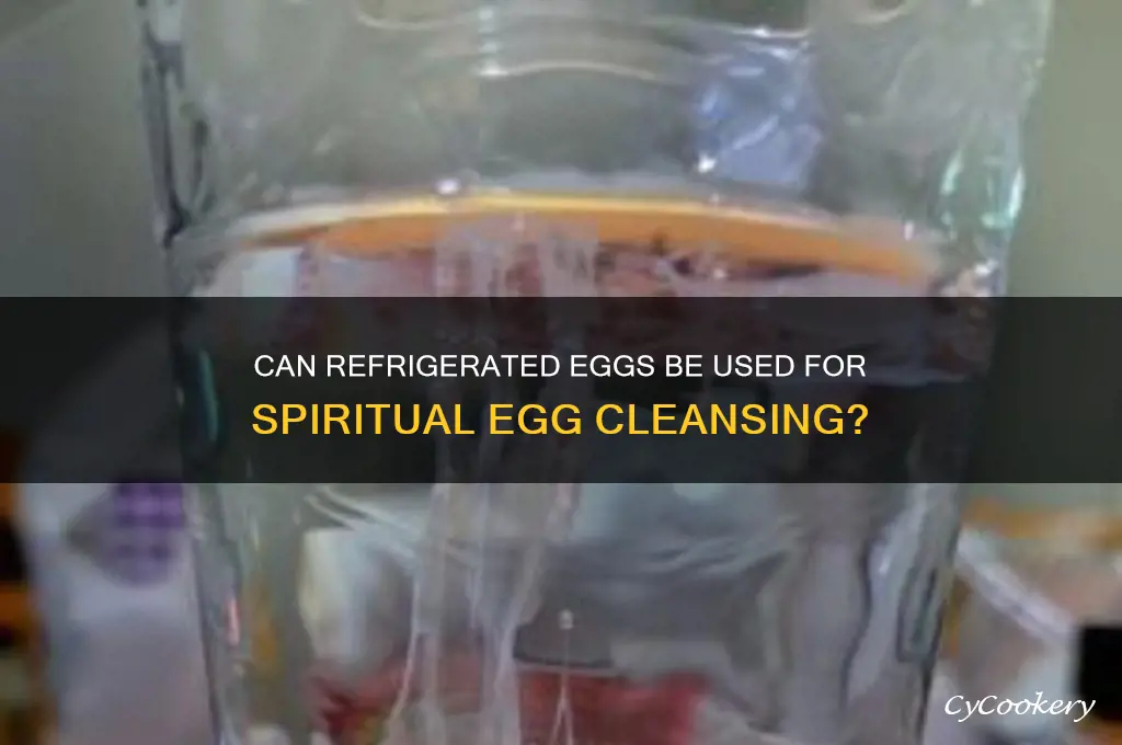 can a refrigerator egg be used for egg cleansing