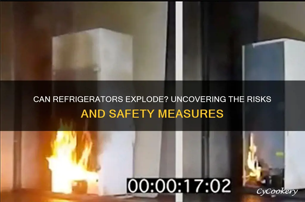 can a refrigerator explode